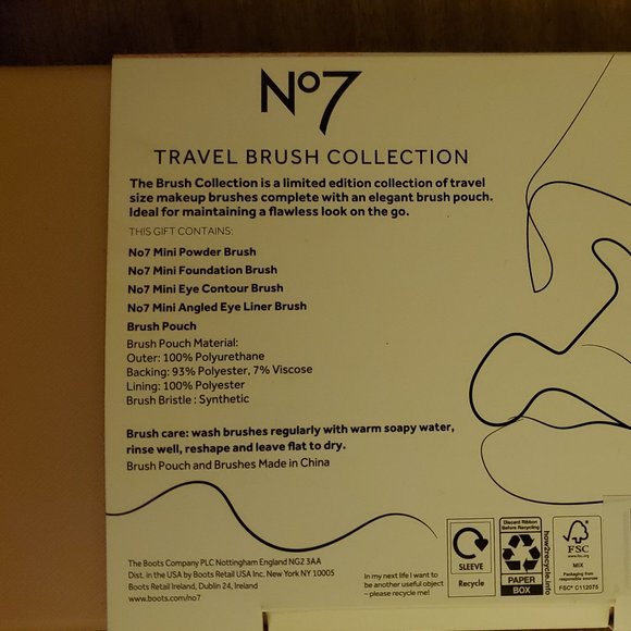 No7 Makeup New Limited Edition No7 Travel Brush Collection Brush